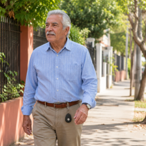 Simple Care One (SC-1): Botón de Pánico SOS GPS para Adultos Mayores - Conectividad 24/7